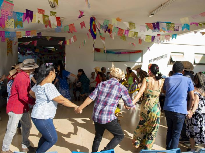 Festa junina é promovida pela Caps AD III para pacientes e funcionários